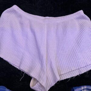 John Galt white flowy shorts